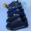 Alexander McQueen Neoprene Oversized Sneaker Bubble Black Leather