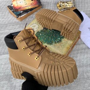 High Quality MSCHF 2x4 Boots Camel Size