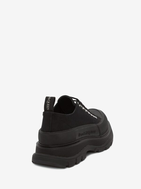 Alexander McQueen Tread Slick Lace Up In Black
