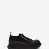 Alexander McQueen Tread Slick Lace Up In Black