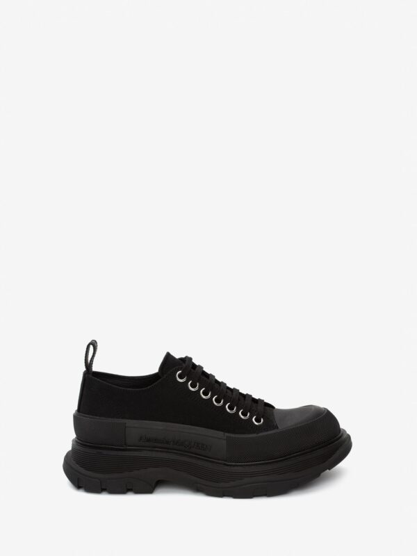 Alexander McQueen Tread Slick Lace Up In Black