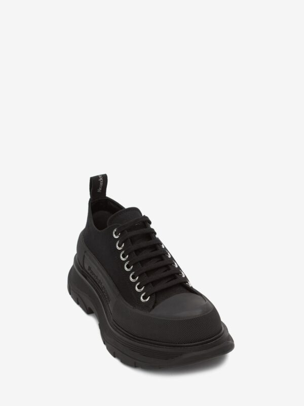 Alexander McQueen Tread Slick Lace Up In Black