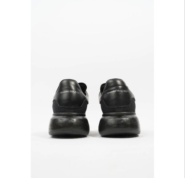 Alexander McQueen Neoprene Oversized Sneaker Bubble Black Leather