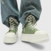 Rick Owens High-Top Leather Sneakers
