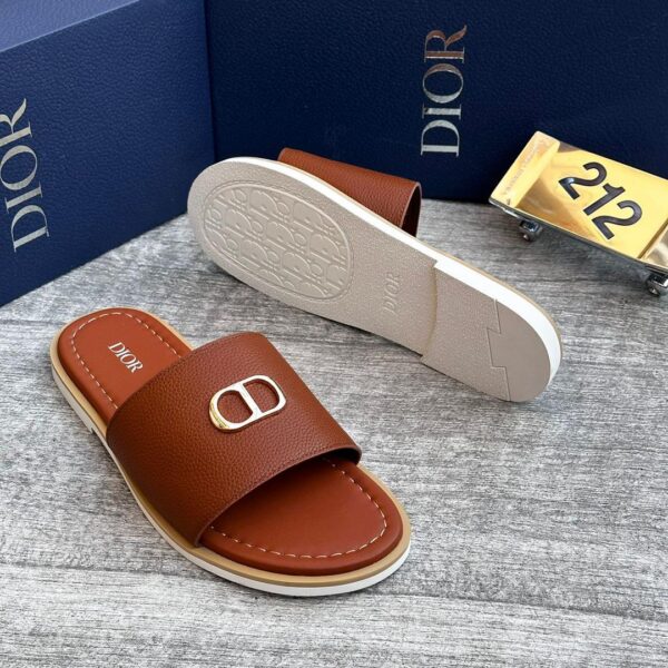 Dior Mens Leather Slide