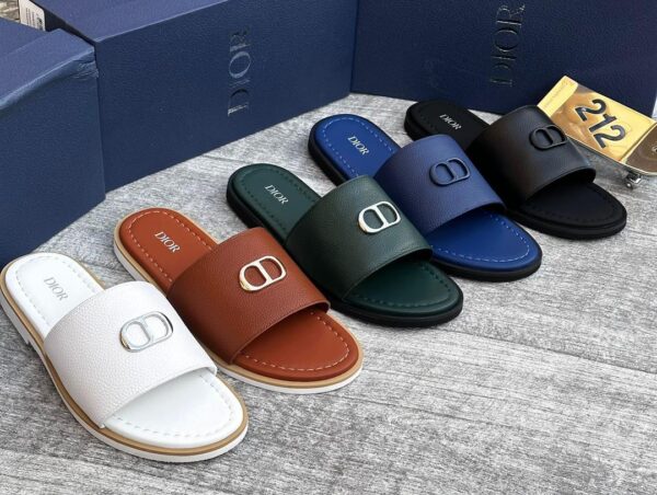 Dior Mens Leather Slide