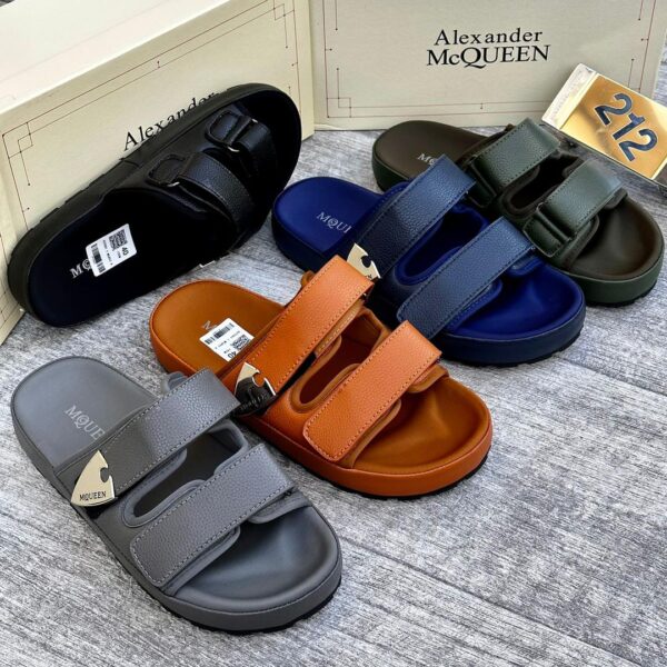 Alexander McQueen Double-Strap slide sandal