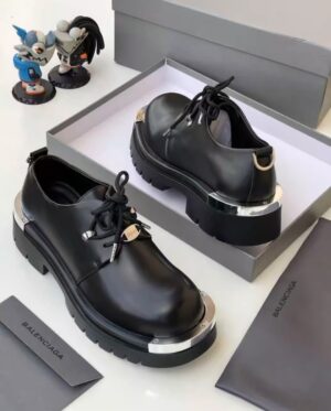 Balenciaga Derby—Silver Toe