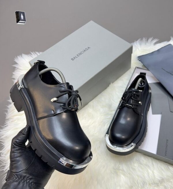 Balenciaga Derby—Silver Toe
