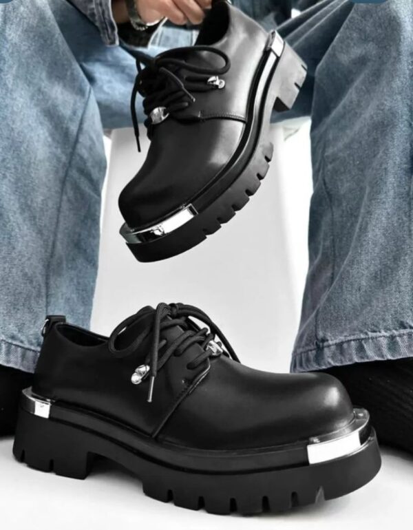 Balenciaga Derby—Silver Toe