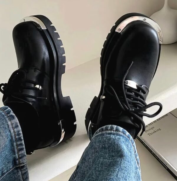 Balenciaga Derby—Silver Toe