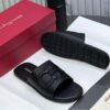Ferragamo Leather Slide