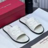 Ferragamo Leather Slide