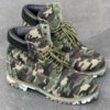 Timberland Green Camo Boots