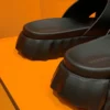 Hermès Cross Leather Slide