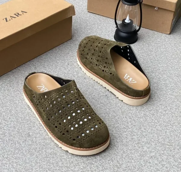 Zara Perforated Mules