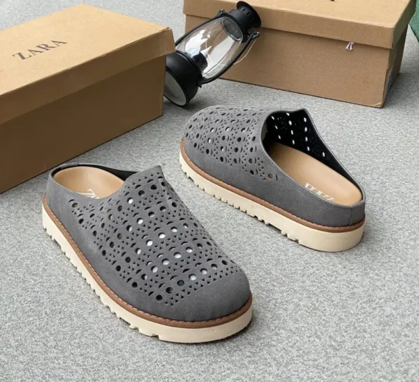 Zara Perforated Mules