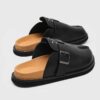 Men's Buckle Strap Split Toe Slip-On