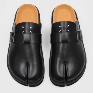 Men's Buckle Strap Split Toe Slip-On