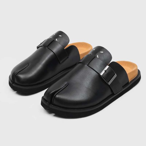 Men's Buckle Strap Split Toe Slip-On